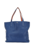 Double sense Tote 40 In Deep Blue Brique Clemence Leather, &pound;950, Handbags, Blue, Leather, Front view